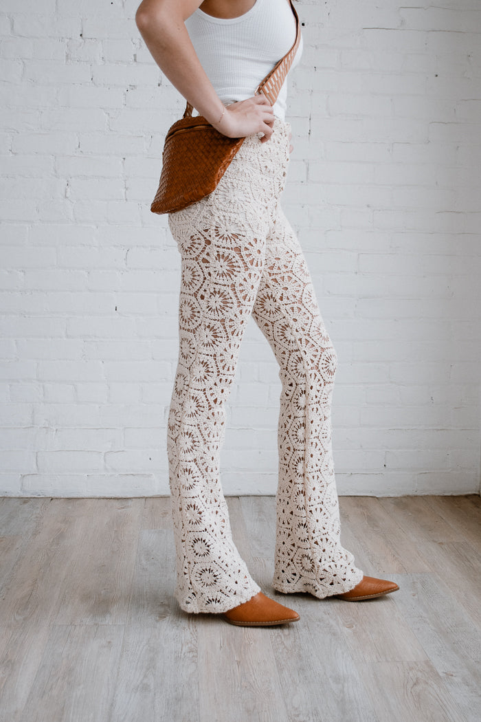 Crochet Wide Leg Pants – Saltbox Shop