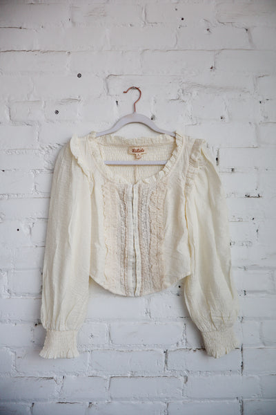 Corset Contrast Blouse
