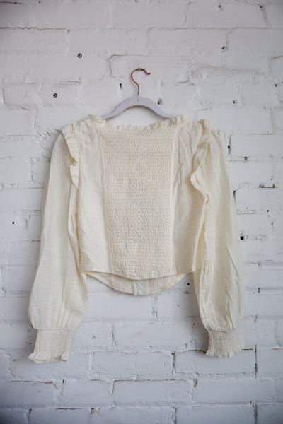 Corset Contrast Blouse