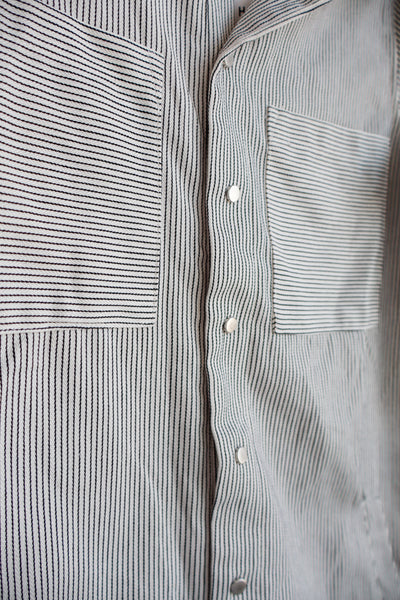 Striped Button Down Romper