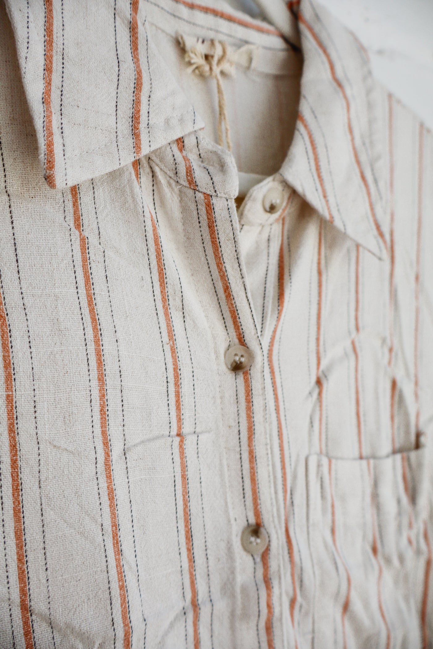 Frayed Edge Shirt Dress