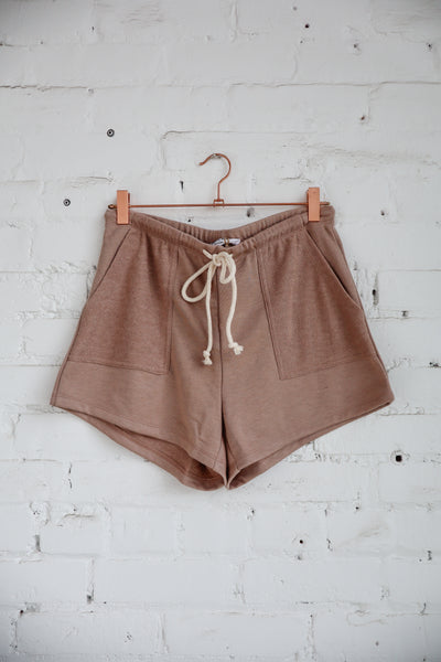 Comfy Mid-Waist Drawstring Shorts