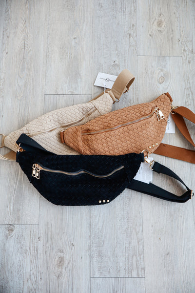 Sabrina Studded Suede Bum Bag