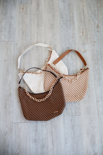 Sienna Slouchy Woven Shoulder Bag