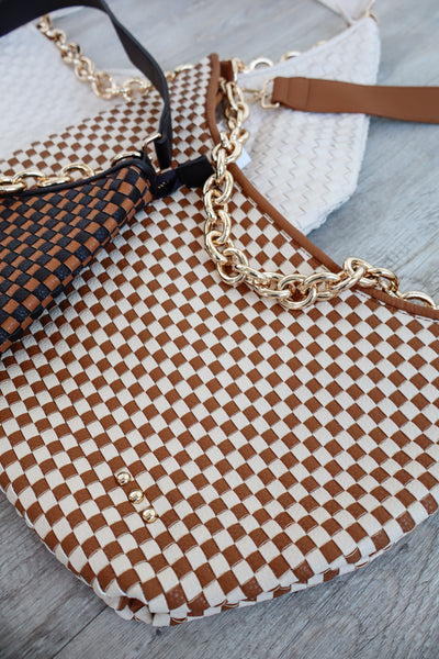 Sienna Slouchy Woven Shoulder Bag
