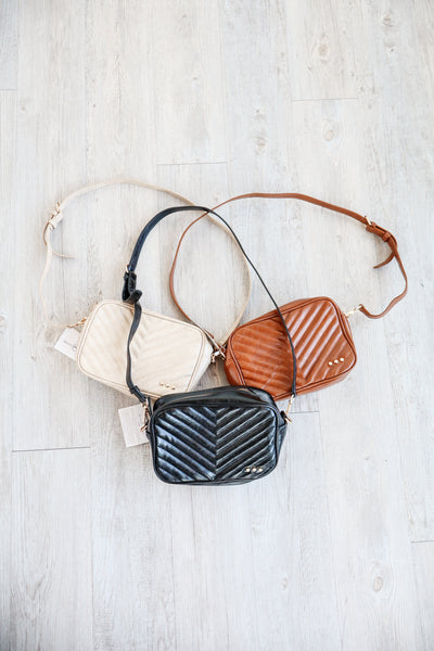 Coco Quilted Camera Crossbody Bag
