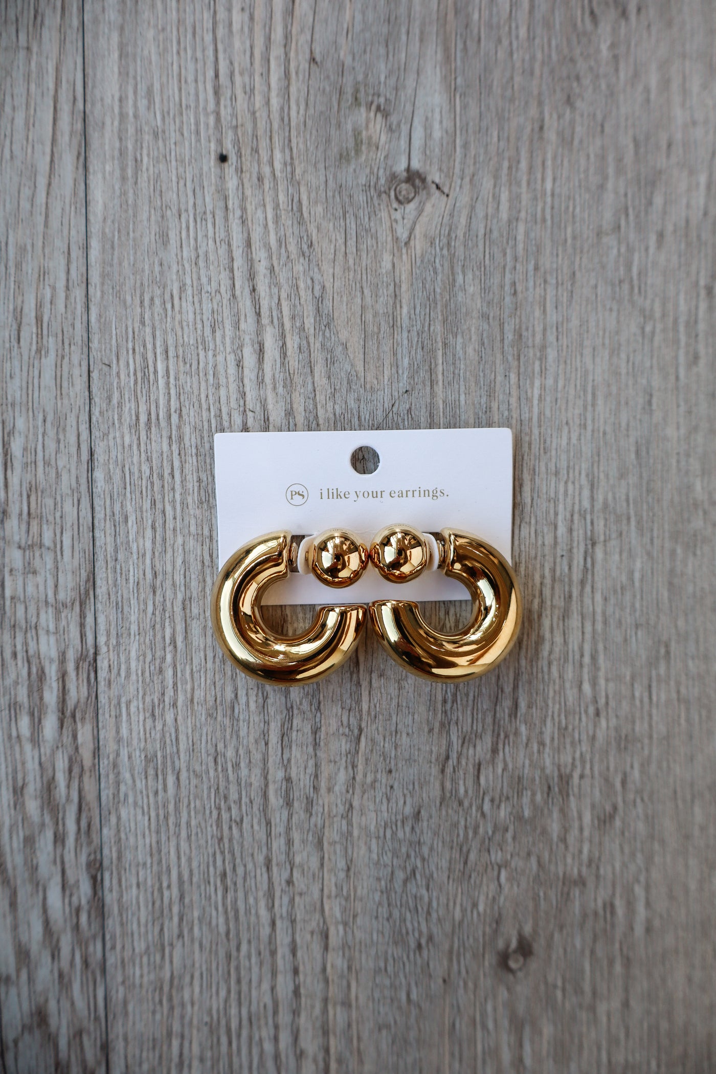 Caroline Reversible Hoop Earrings