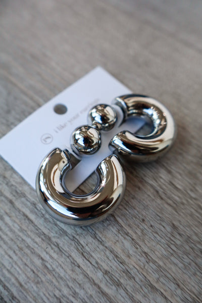 Caroline Reversible Hoop Earrings