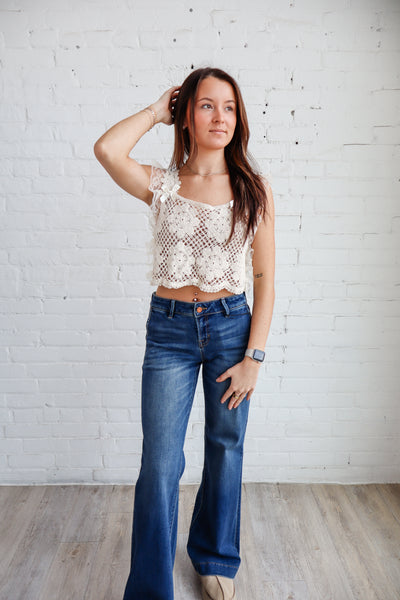 Happi Low Rise Flare Trouser