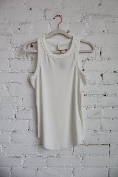 Ribbed Fitted Basic Tank
