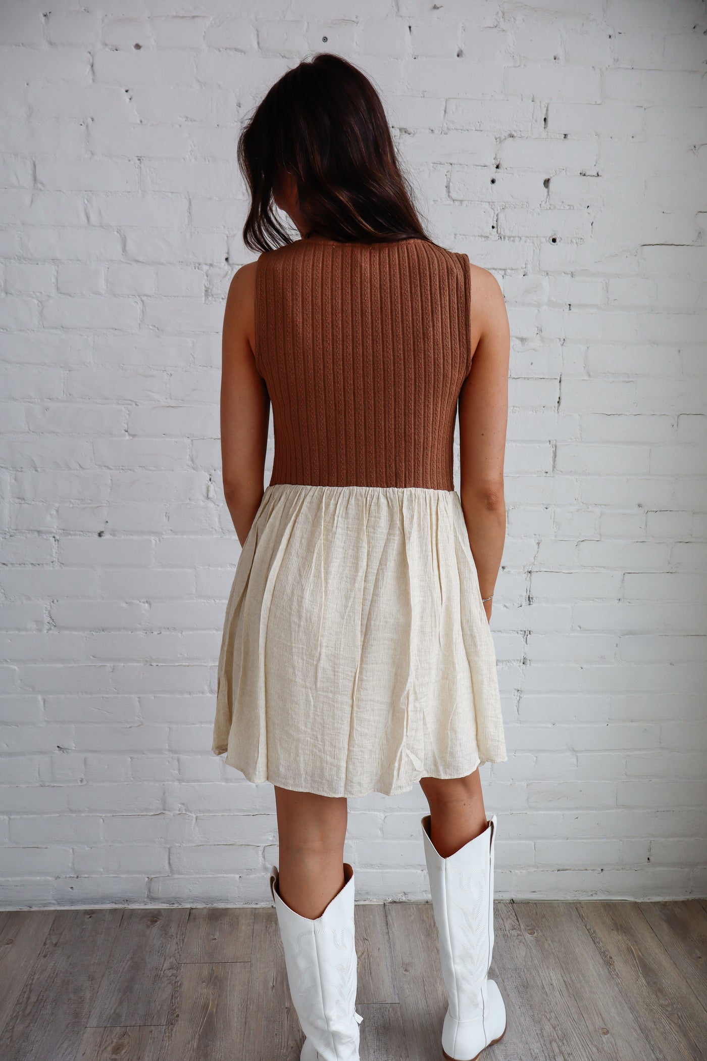 Twofer Knit Dress