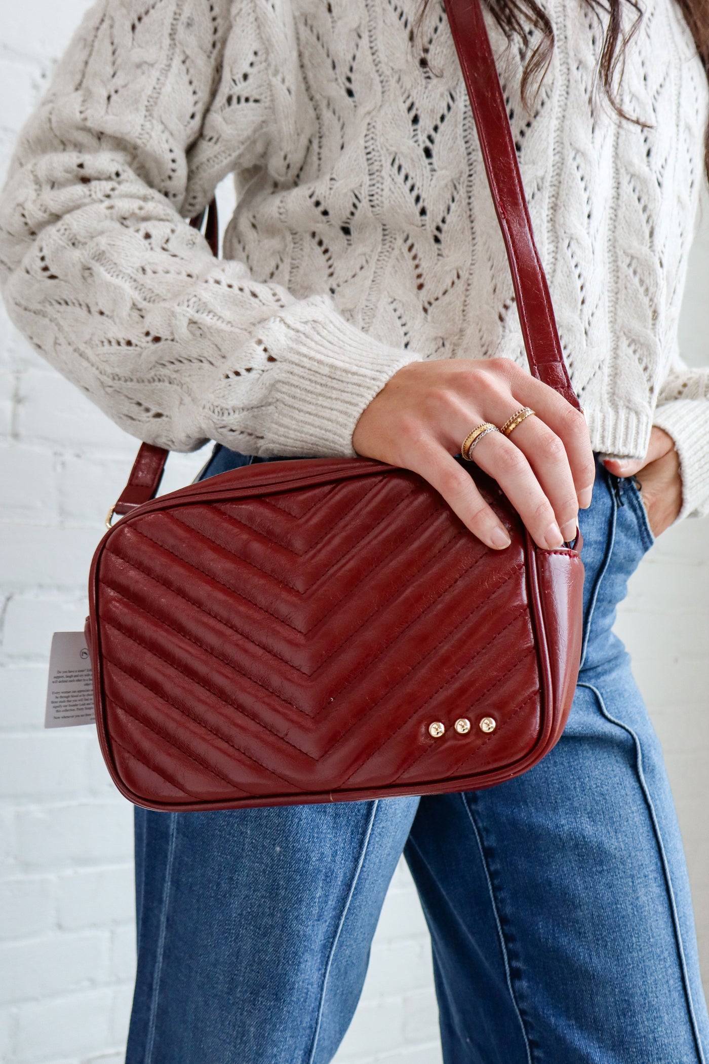 Coco Quilted Camera Crossbody Bag