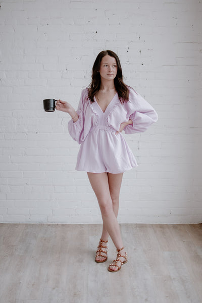 Afternoon Tea Woven Romper